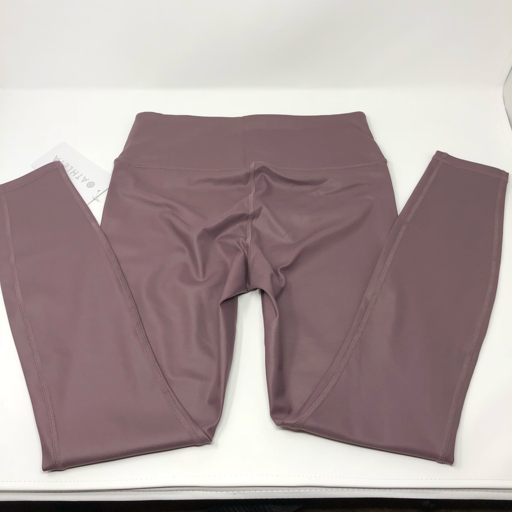Athleta High Rise Shine Chaturanga Tight Dusty Plm - Picture 3 of 4